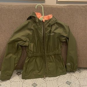 Columbia Omni Tech Rain jacket girls sz XS 6/6x